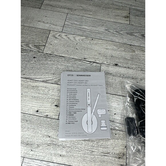 EPOS Sennheiser Adapt 261 Bluetooth Stereo Headset Headphones Microphone USB-C - Picture 4 of 5